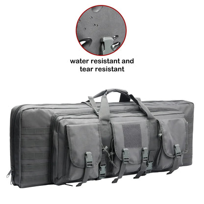 LQARMY 32 38 42 48 inch Double Rifle Case  Airsoft Gun Case