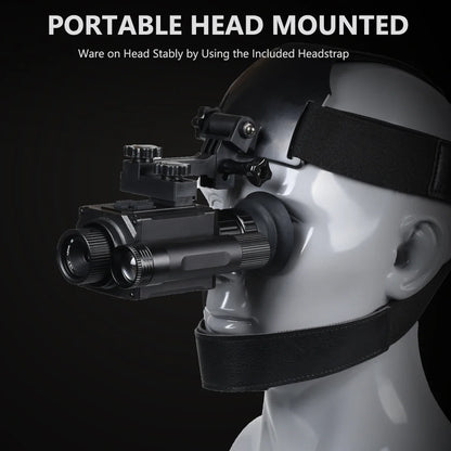 Megaorei NK006 Helmet Night Vision Monocular Long-Distance Infrared 5X Zoom 1080P