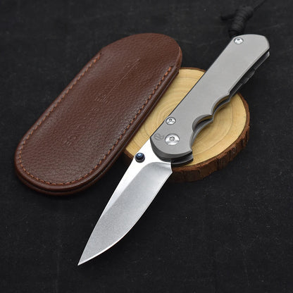 Chris Reeve CR S35VN Blade Ball Bearing  Titanium Alloy Survival Tool High Hardness Sharp EDC