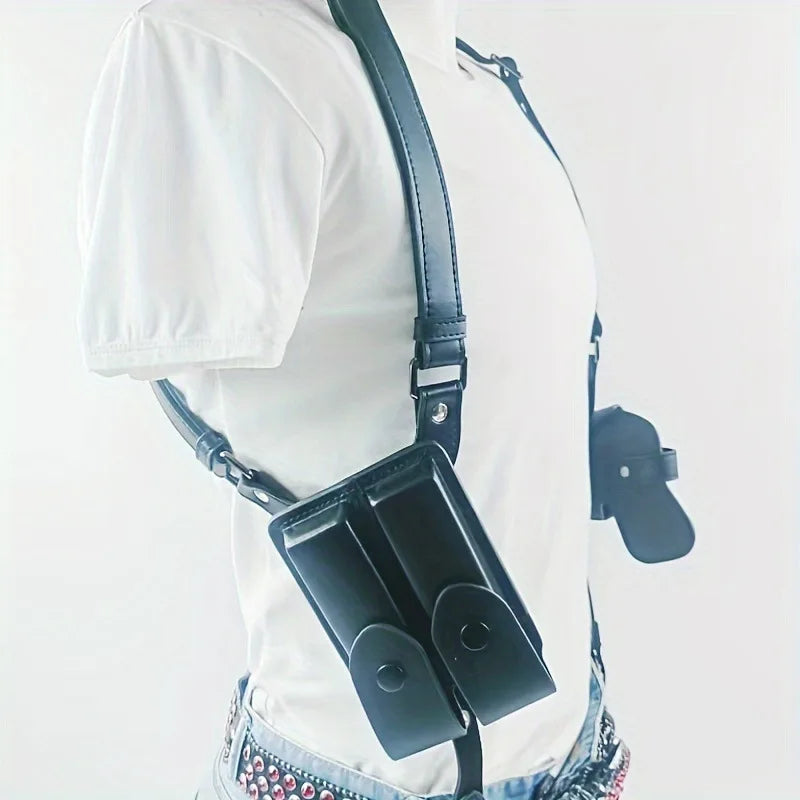 New Universal Vertical Shoulder Strap Holster Type 92 1911 Leather