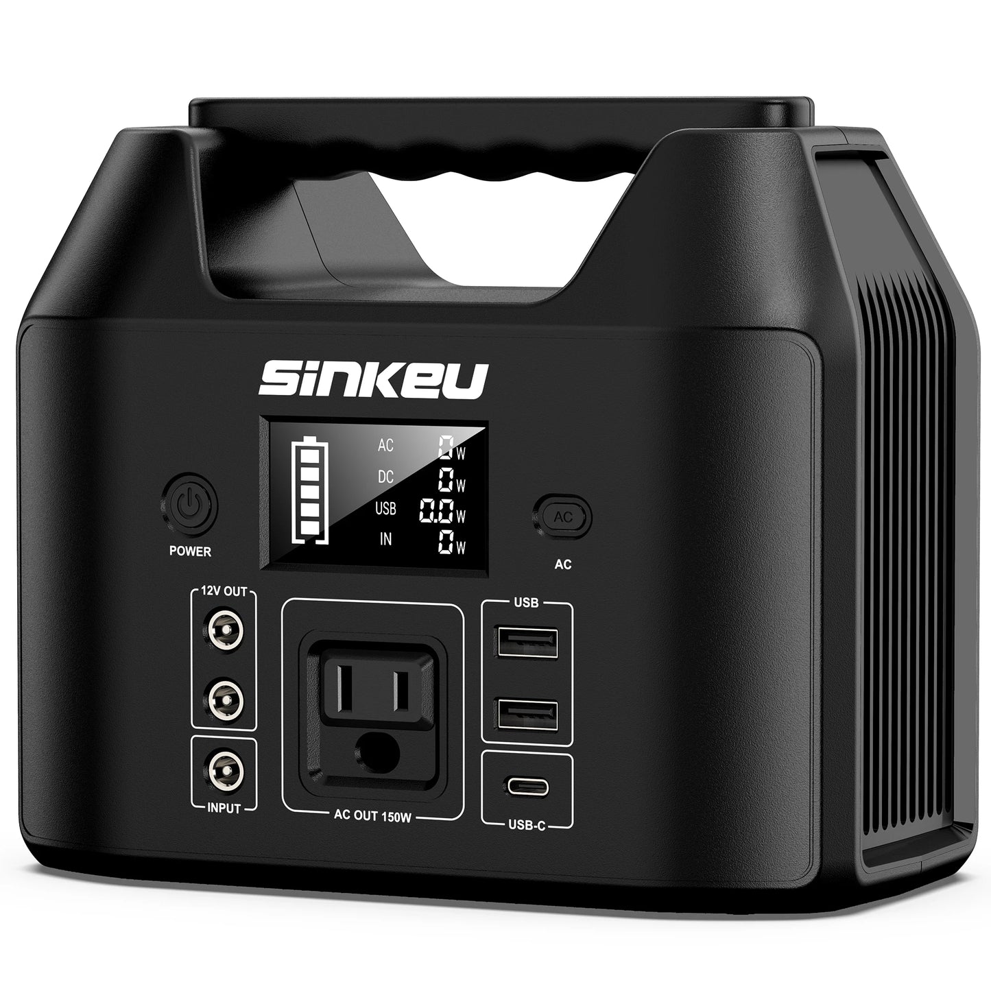 Portable Power Station 300W/150W Solar Generator Power Bank 110V/230V AC/DC/USB/USB C LiFePO4 Battery Pack For Camping CPAP RV