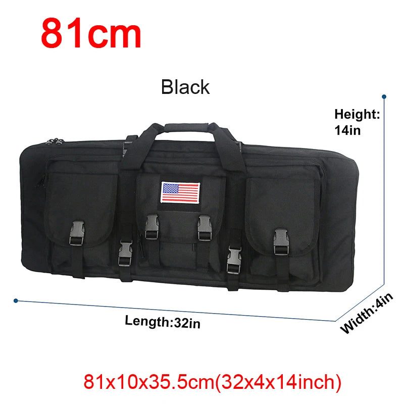 LQARMY 32 38 42 48 inch Double Rifle Case  Airsoft Gun Case