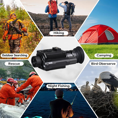 Megaorei NK006 Helmet Night Vision Monocular Long-Distance Infrared 5X Zoom 1080P