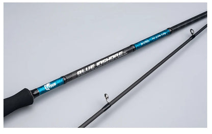 BLUE INSHORE Fishing Rods Inshore Breakwater Bass Rod S782L S862ML S902ML Saltwater Light Fast 2 Section Spinning Rods