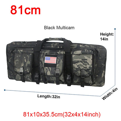 LQARMY 32 38 42 48 inch Double Rifle Case  Airsoft Gun Case