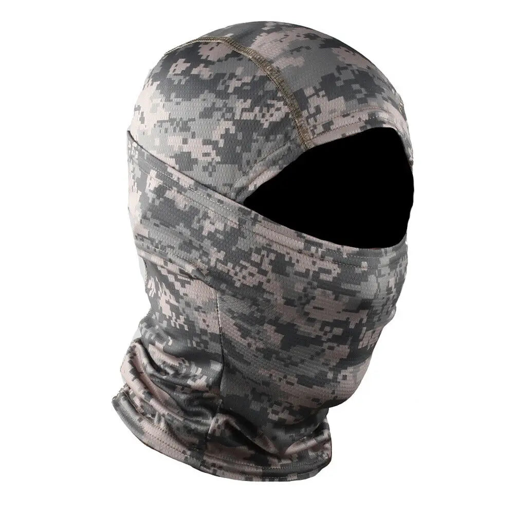Tactical Fishing Balaclava Hood Full Face Mask Scarf Neck Gaiter