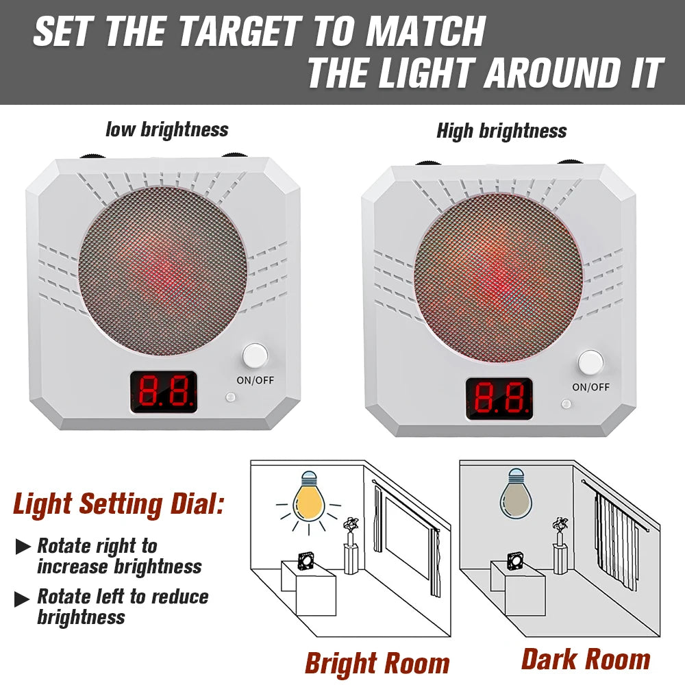 Infrared Induction Electronic Scoring Laser Target Color Sensitive Shooting Practice with Sound Effects