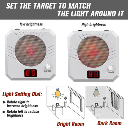 Infrared Induction Electronic Scoring Laser Target Color Sensitive Shooting Practice with Sound Effects