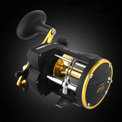 Right Hand Drum Wheel Boat Sea Linecounter Reel