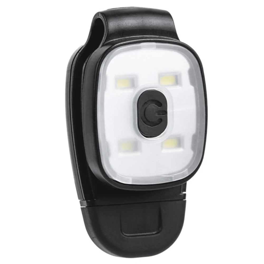 2-10PCS LED Clip Flashlight USB Charging LED Multifunction Lightweight Warning Lights for Night Walking
