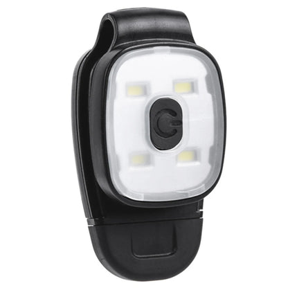 2-10PCS LED Clip Flashlight USB Charging LED Multifunction Lightweight Warning Lights for Night Walking