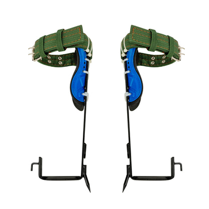 Tree Climbing Spikes Kit w/Safety Harness Gloves Double Teeth