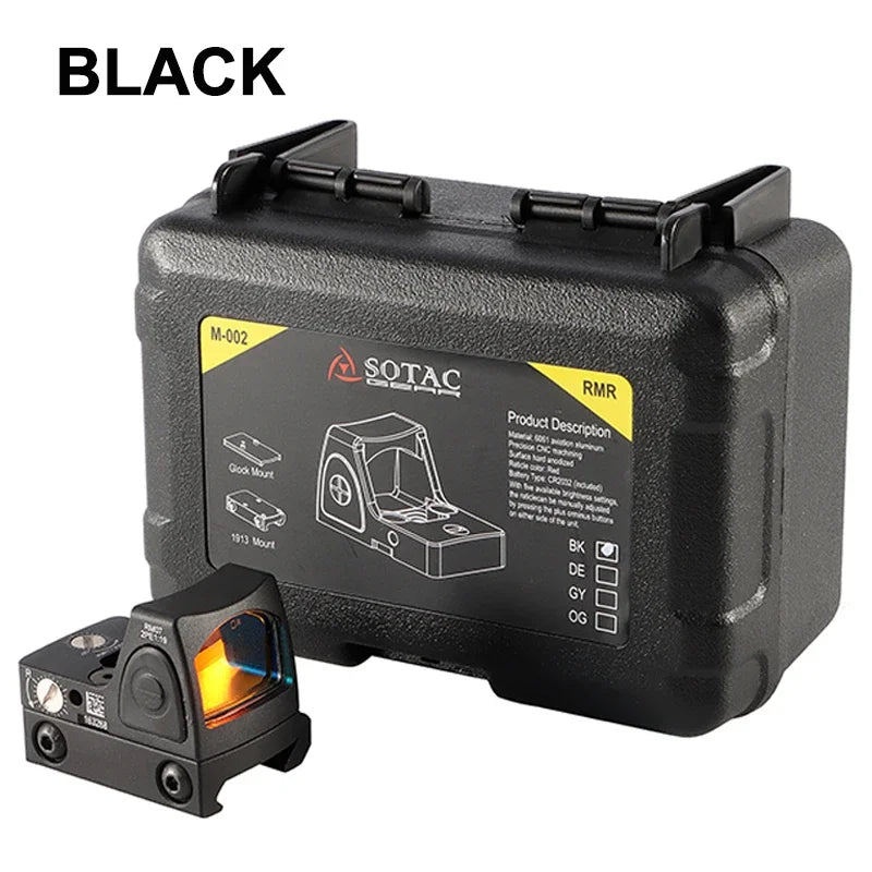Mini MR Red Dot Sight Collimator Rifle Reflex Sight Scope fit 20mm Rail