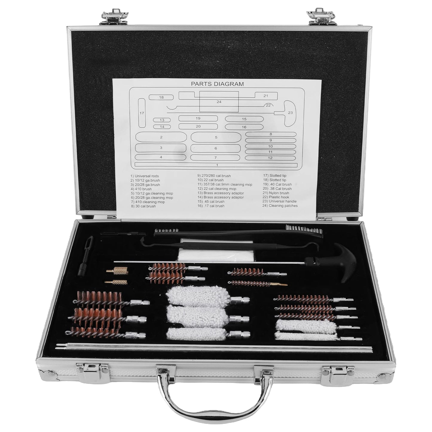 Gun Cleaning Kit Gun Cleaner Set Gun Brush Pipe Cleaning Tools Kit Barrel Brush Tool for Hunting and Gun Maintenance