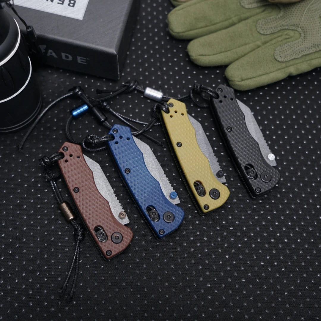 BM 290 model outdoor small knife, multifunctional folding knife, outdoor camping and fishing,