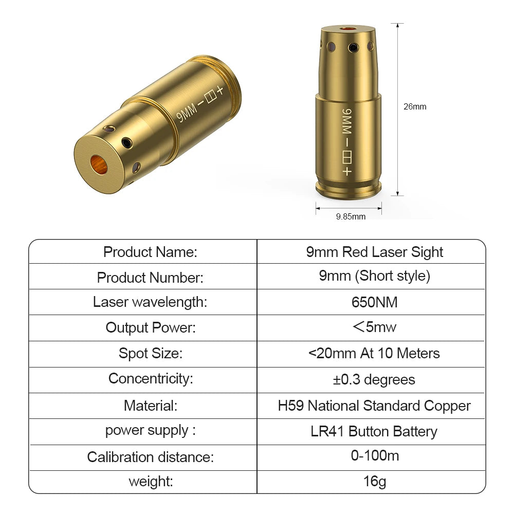 9MM red light calibrator professional calibration use - dedicated for short-term calibration