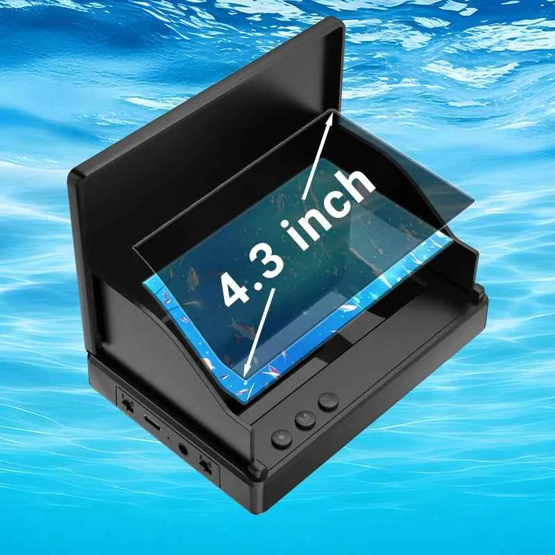 Fish Finder IP68 Waterproof Underwater Fishing Camera With Monitor Portable With Night Vision