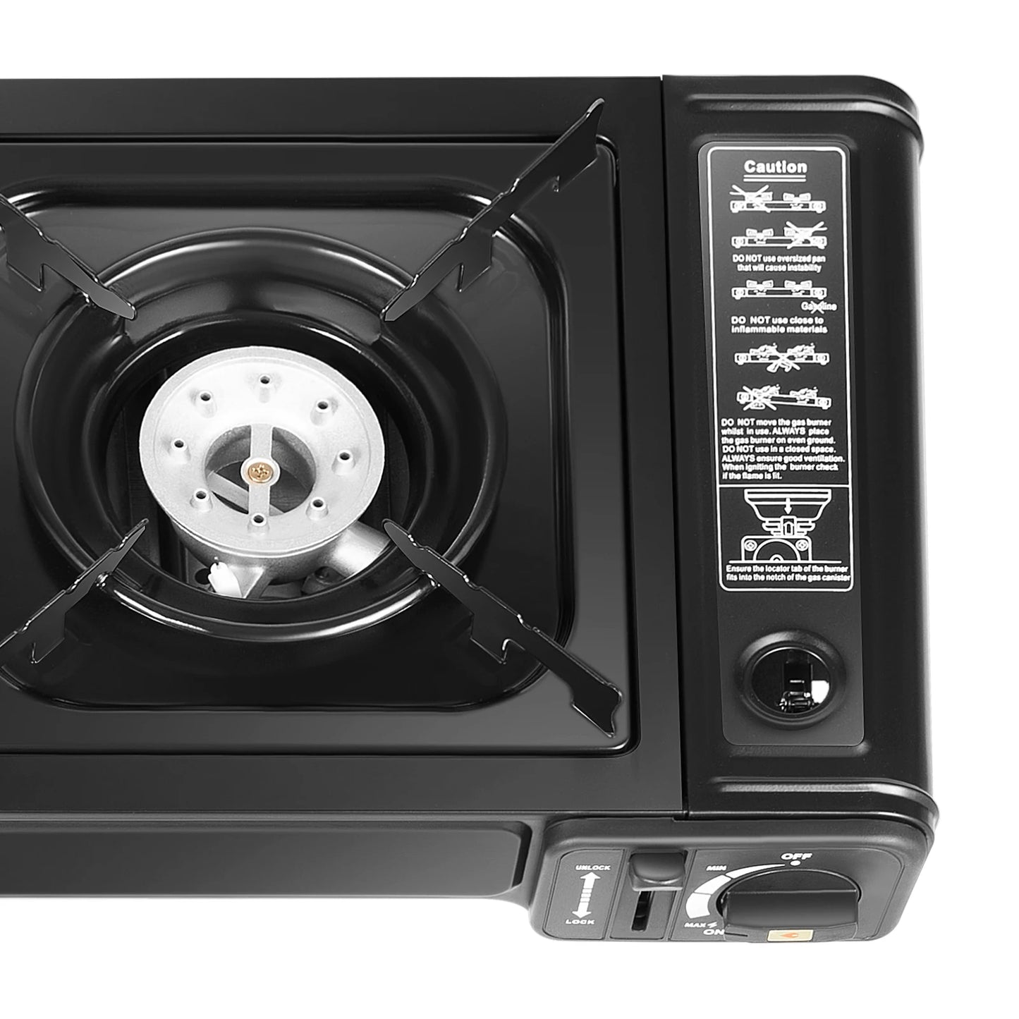 Double Head Barbecue Gas stove with Baking Tray   Outdoor