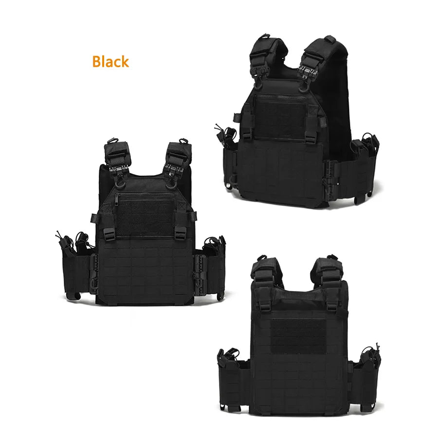 Outdoor training vest multi-functional MOLLE expansion convenient quick release vest waterproof and wear-resistant