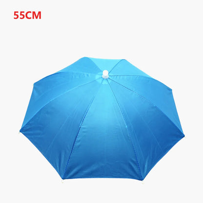 Outdoor Foldable Head Umbrella Hat