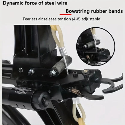 60LBS 40 Series Compound Bow Multi Strand Rubber Band Pulley Bow Outdoor Hunting And Shooting Slingshot Tools