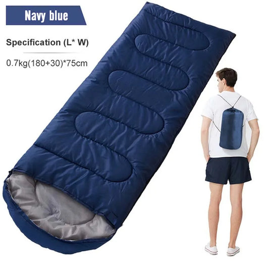 Camping Sleeping Bag Lightweight Backpacking Outdoor Mummy Cotton Winter Sleeping Bag