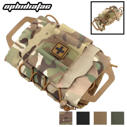 OPHIDIAN Tac  IFAK Medical Pouch MOLLE Rapid Deployment First-aid Kit Survival Outdoor Hunting Emergency Bag Camping Medical Kit