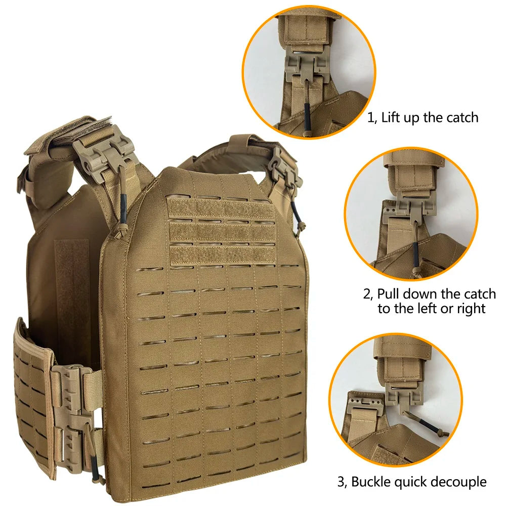 1000D Nylon FS Style Strandhogg laser cutting quick release tactical vest