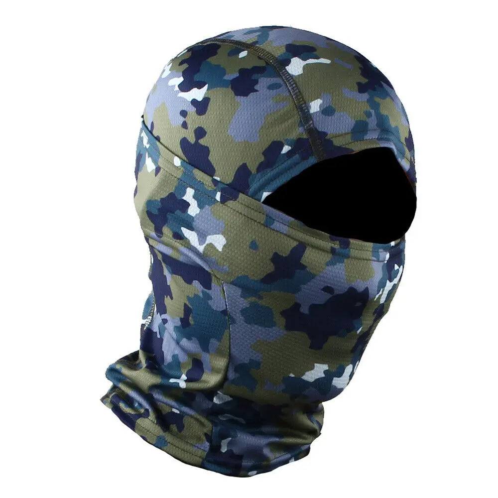 Tactical Fishing Balaclava Hood Full Face Mask Scarf Neck Gaiter