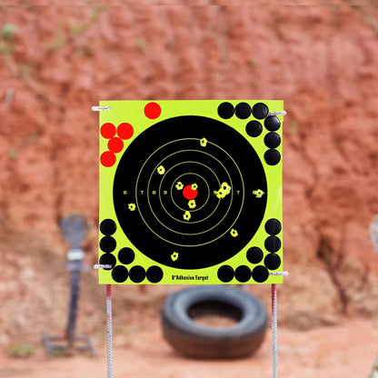100-10PCS 8-inch Splatter Target High Visibility Adhesive Shooting Target Stickers Reactive