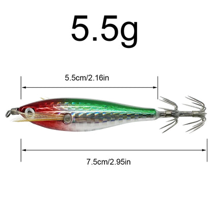 Luminous Fishing Bait Octopus Cuttlefish Fishing Bait Squid Hook Lure