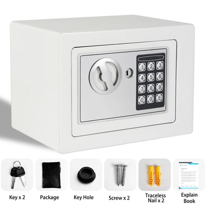 Ireproof Safes with Fireproof Money Bag Sensor Light Digital Keypad Home Safe