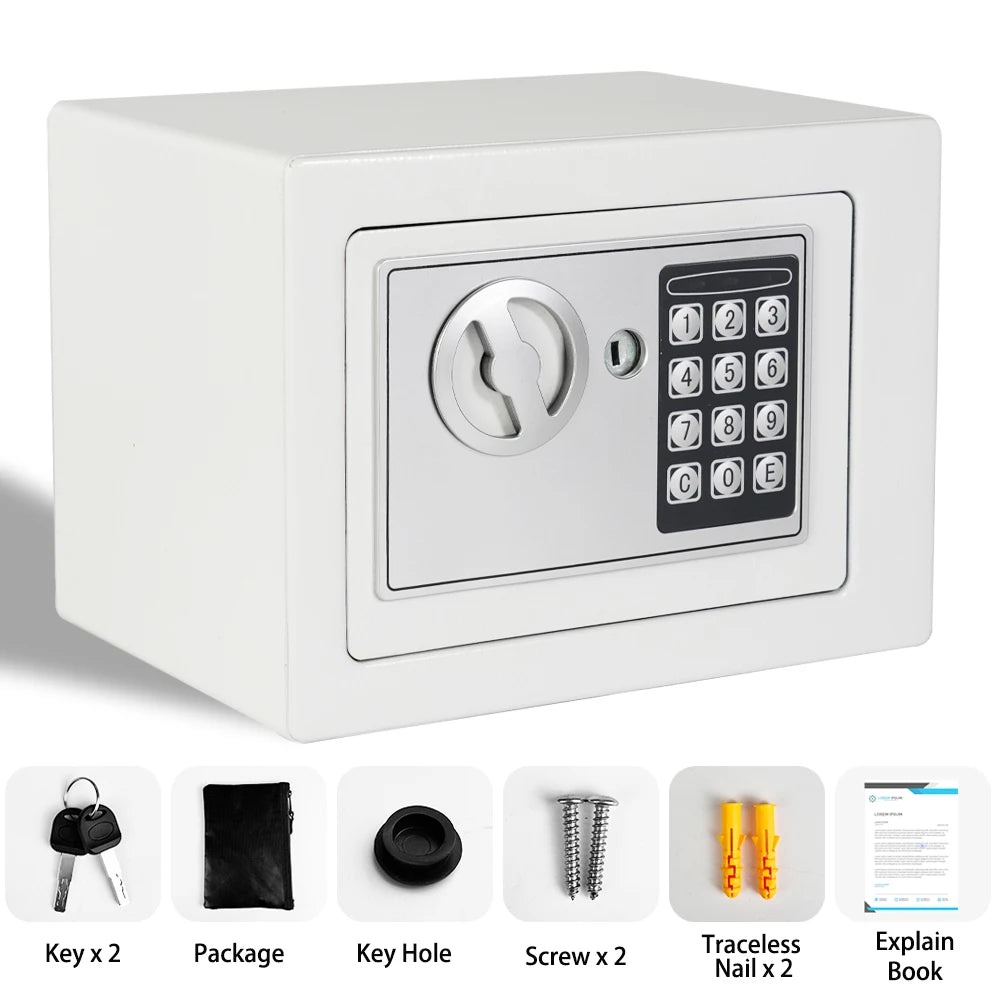 Ireproof Safes with Fireproof Money Bag Sensor Light Digital Keypad Home Safe
