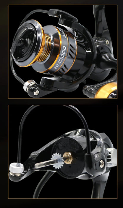 NX Fishing Reel Spinning Reel Metal Reel Cup 10KG Max Drag Power Spinning Wheel High Speed