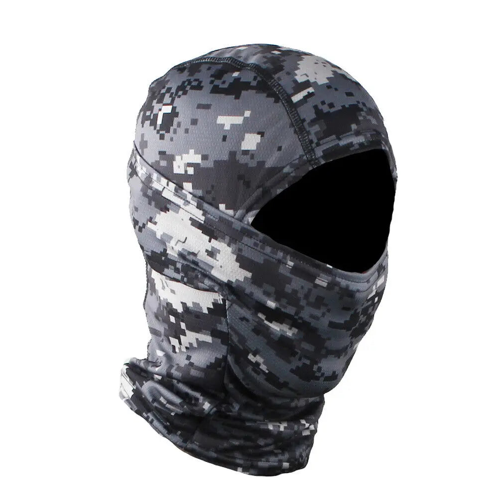 Tactical Fishing Balaclava Hood Full Face Mask Scarf Neck Gaiter