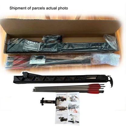 Powerful Slingshot Compound Bow Metal Hunting Catapult Continuous Fire Accessories Steel Ball Arrow Fishing Shooting Recurve Bow