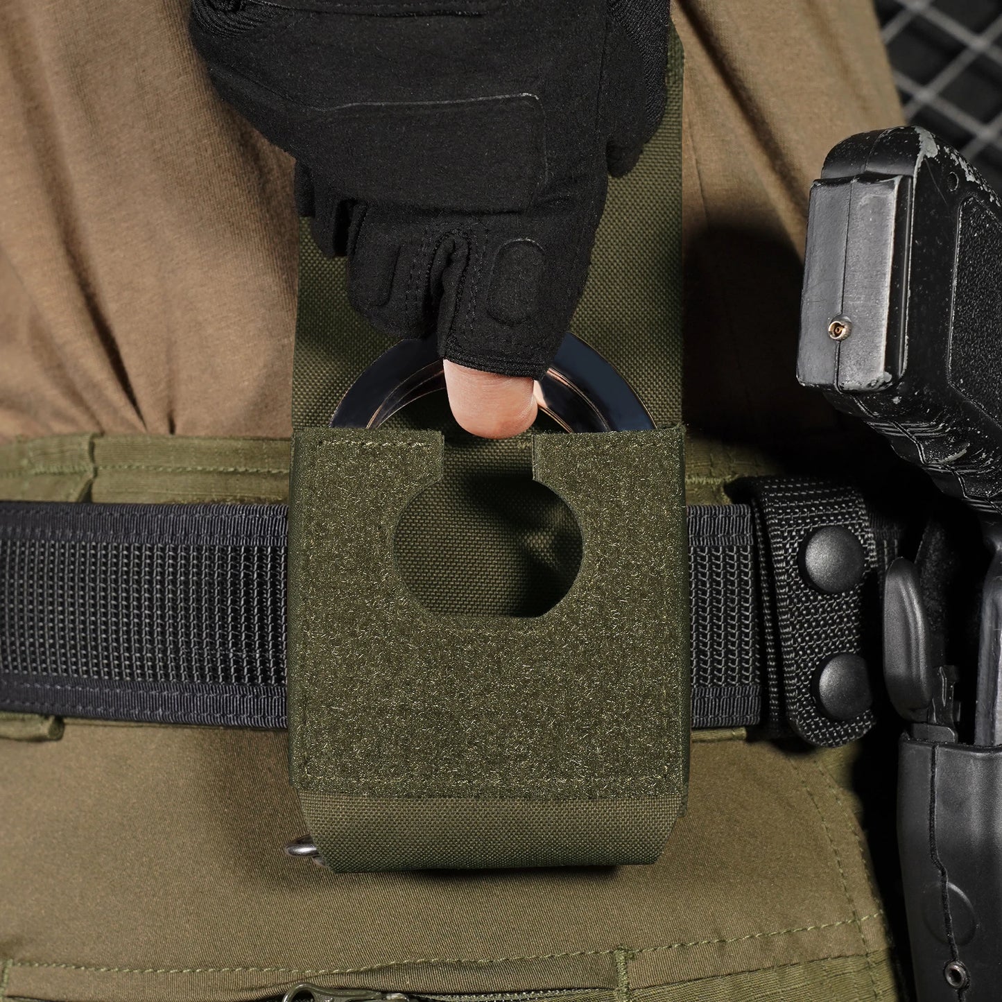 KRYDEX Tactical Handcuffs Pouch Low Profile