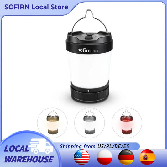 Sofirn LT1S Camping Light USB C 21700 Rechargeable  Lantern 2700K-6500K