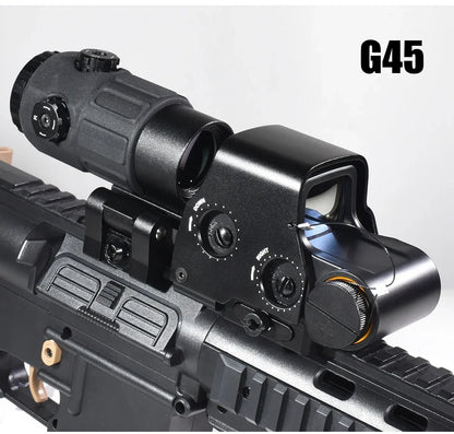 558 G33 Combo Hunting Holographic Sight Red Green Dot Reflex Tactical G43 G45 3X 5X Magnifier Sight Folding Side Flip Riflescope