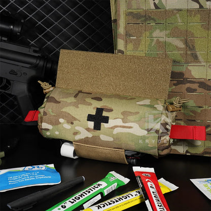 KRYDEX Tactical Roll Up Medic Pouch First Aid Trauma EMT