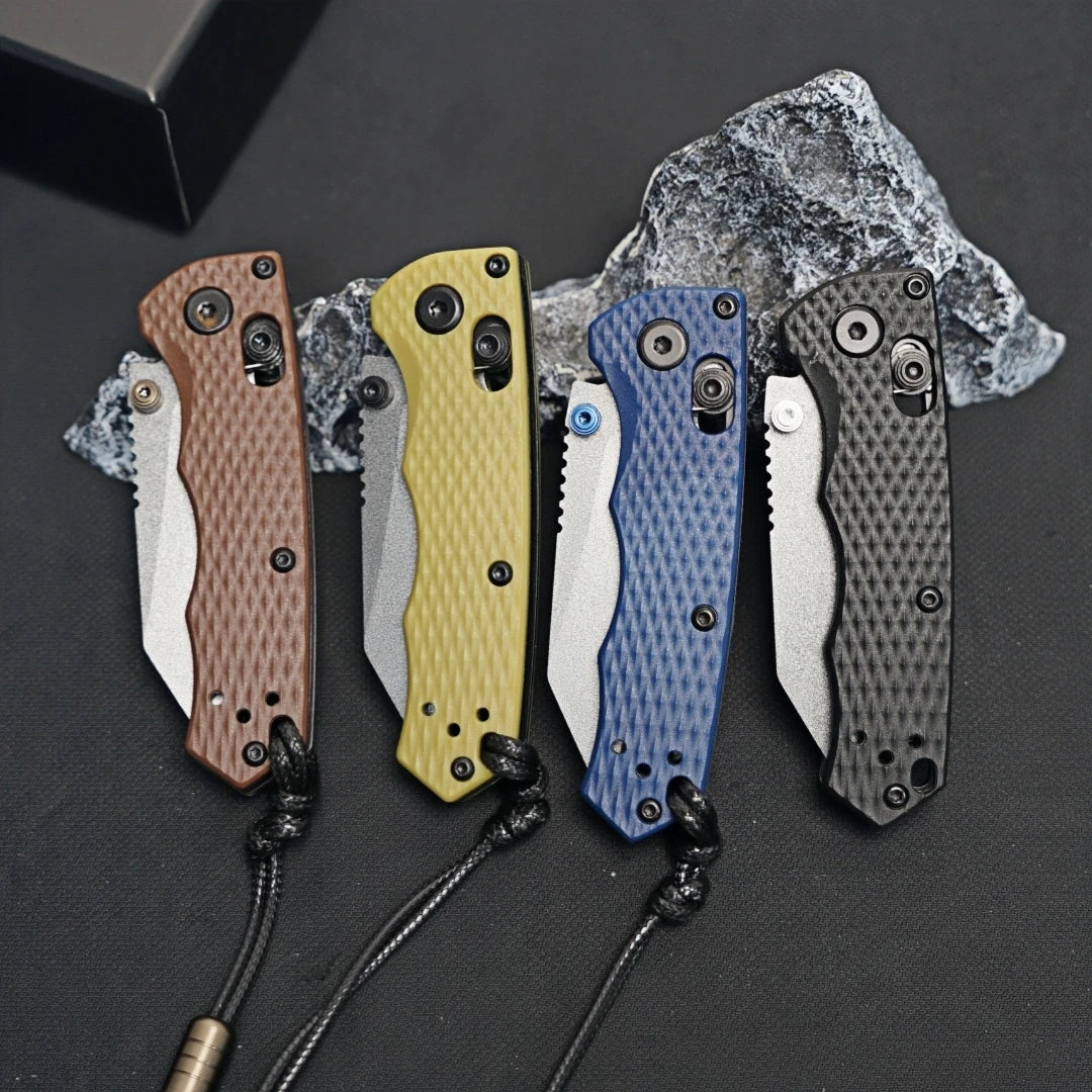 BM 290 model outdoor small knife, multifunctional folding knife, outdoor camping and fishing,