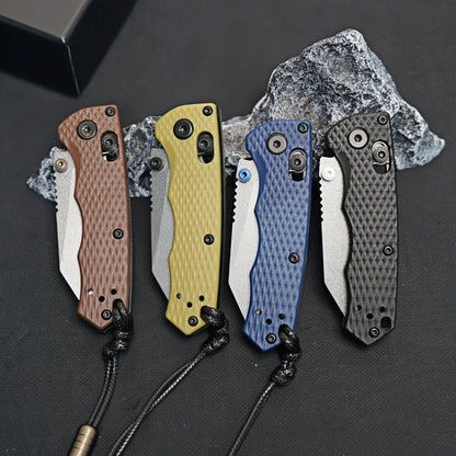 BM 290 model outdoor small knife, multifunctional folding knife, outdoor camping and fishing,