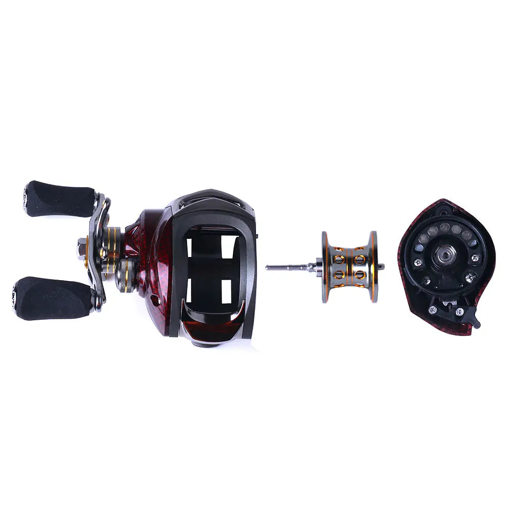 1pc Baitcasting Fishing Reel Saltwater Freshwater Lightweight Reels Sports And Entertainment Fishing Tackle（without fishing rod）
