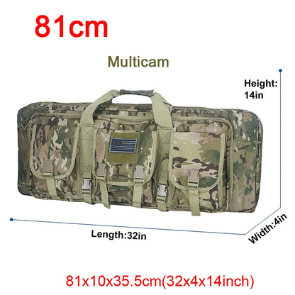 LQARMY 32 38 42 48 inch Double Rifle Case  Airsoft Gun Case