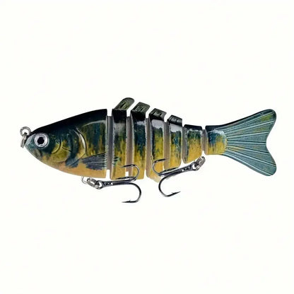 5pcs Multi Jointed Bait 7-Segment Fishing Lures  Bionic Wobbler