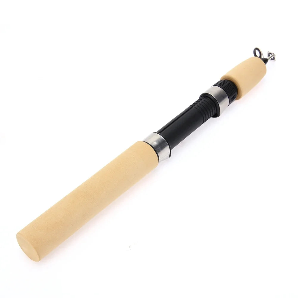 60/80/100cm Ice Fishing Pole Portable Carbon Fish Pole Light Weight