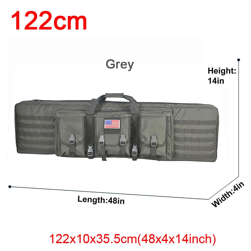 LQARMY 32 38 42 48 inch Double Rifle Case  Airsoft Gun Case