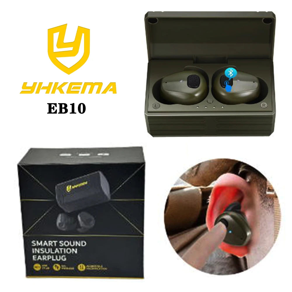 Electronic Anti-Noise Communication Entertainment Earplugs, Maintenance & Gun Range Noise Canceling Hearing Protection Headset