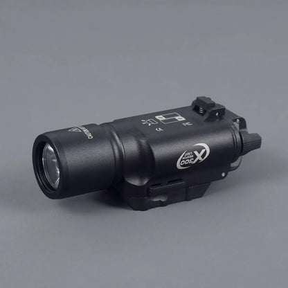 Tactical SureFire LOGO X300 Ultra XH35 X300UH-B Weapons Gun Light Lanterna Torch For Airsoft Pistol G17 G18 G19 G22 20mm Rail