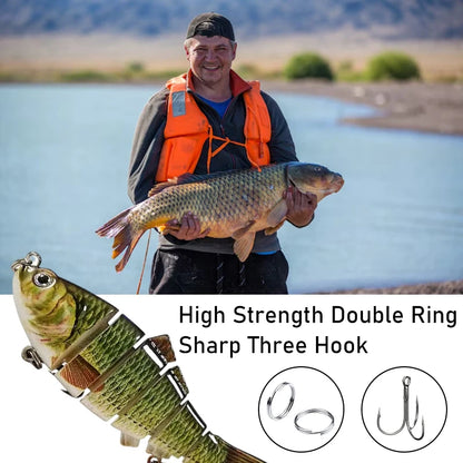 Jointed Hard Artificial Fishing Lures Bionic Crankbait Sinking Wobblers Sea Plastic Fishing Accessories